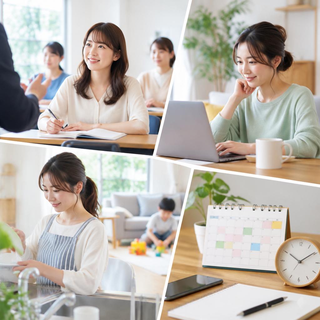 忙しいママも続けやすい。暮らしに合わせた学び方