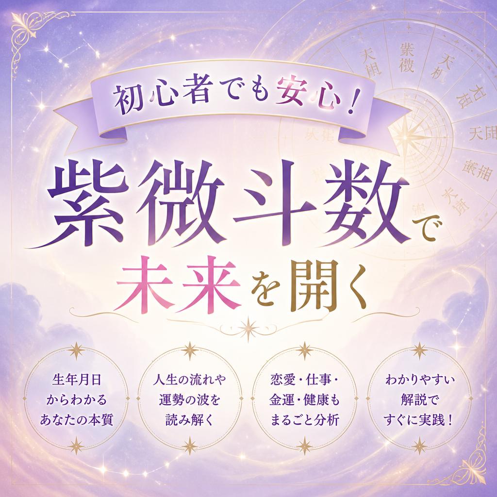 初心者でも安心！紫微斗数で未来を開く