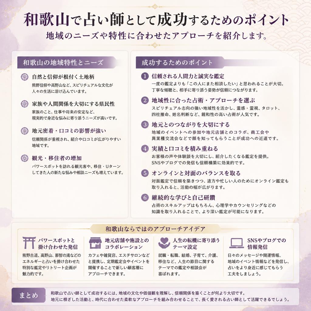 2. 和歌山の占い師としてのキャリアを築く
