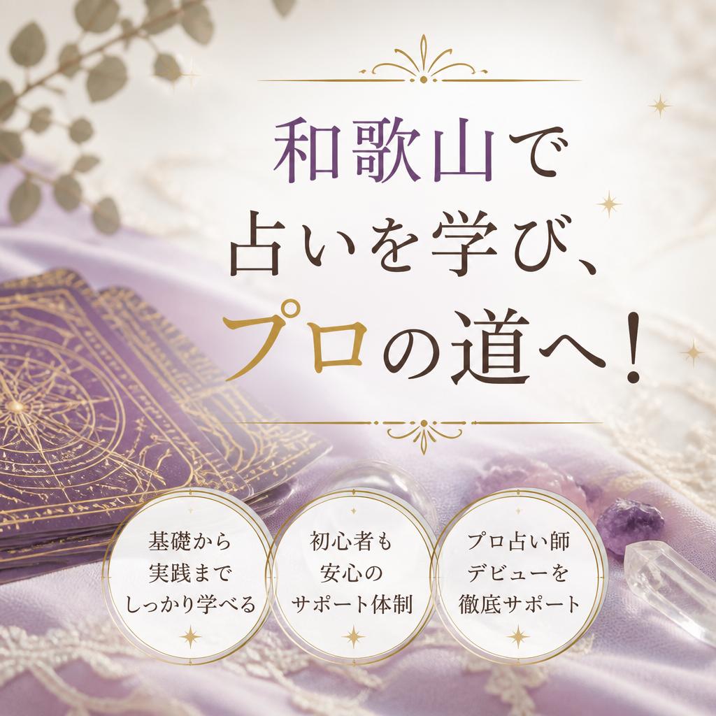 和歌山で占いを学び、プロの道へ！