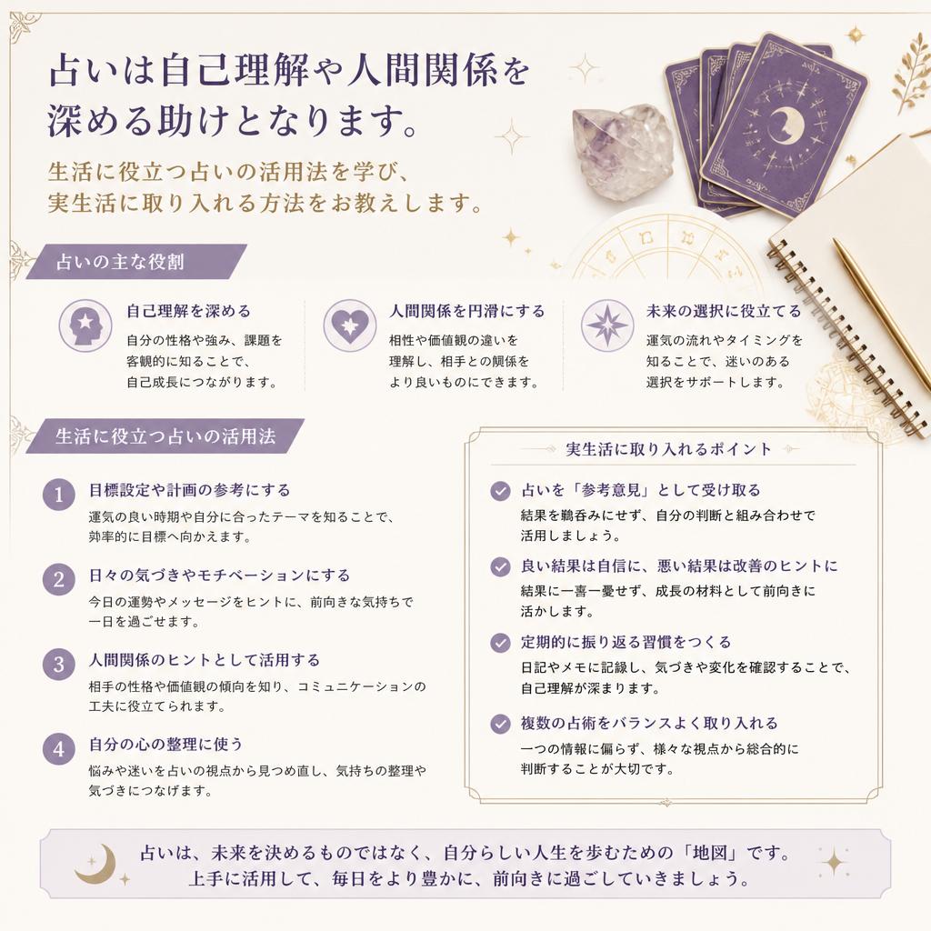 あなたの生活を豊かにする占い