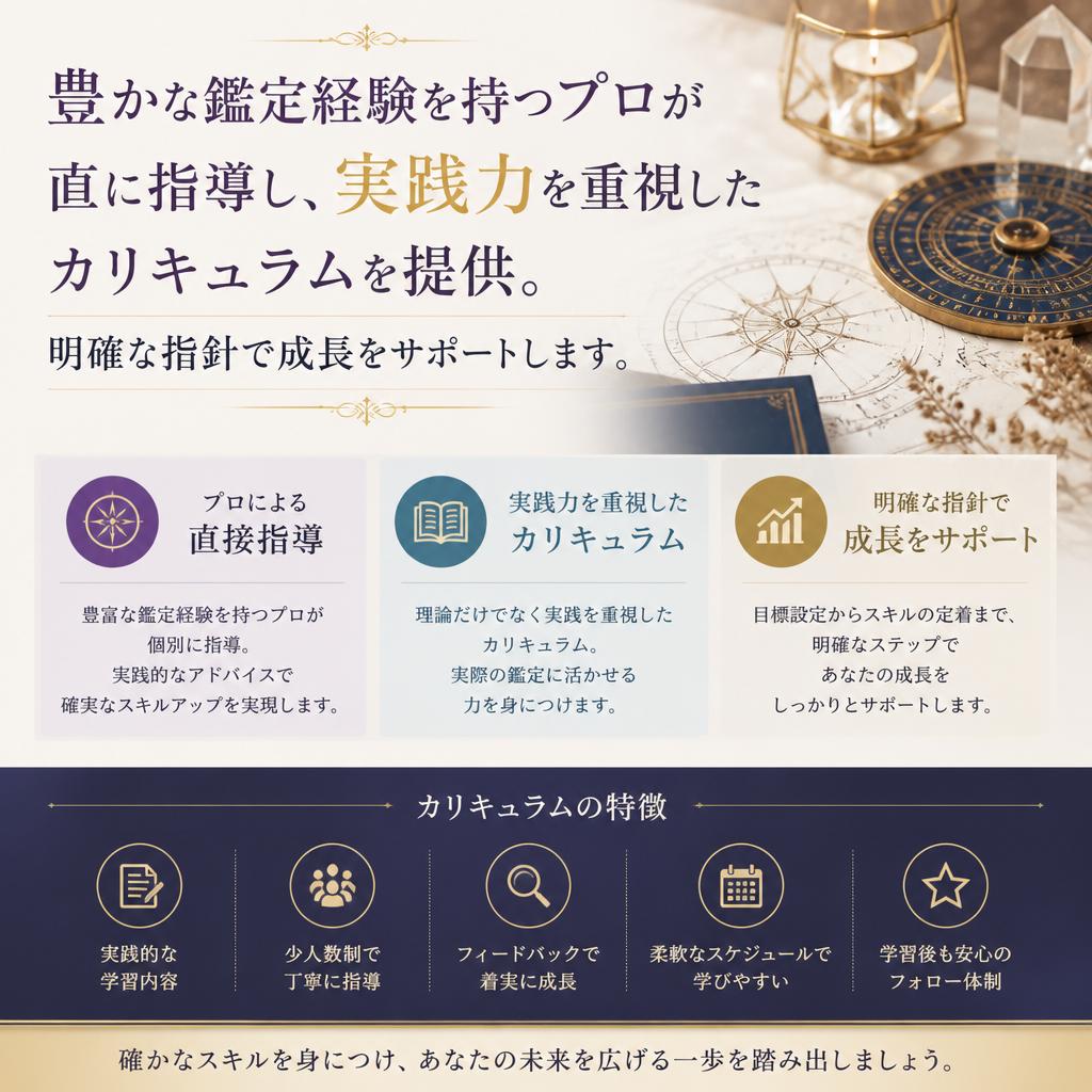 経験豊富な講師陣による指導