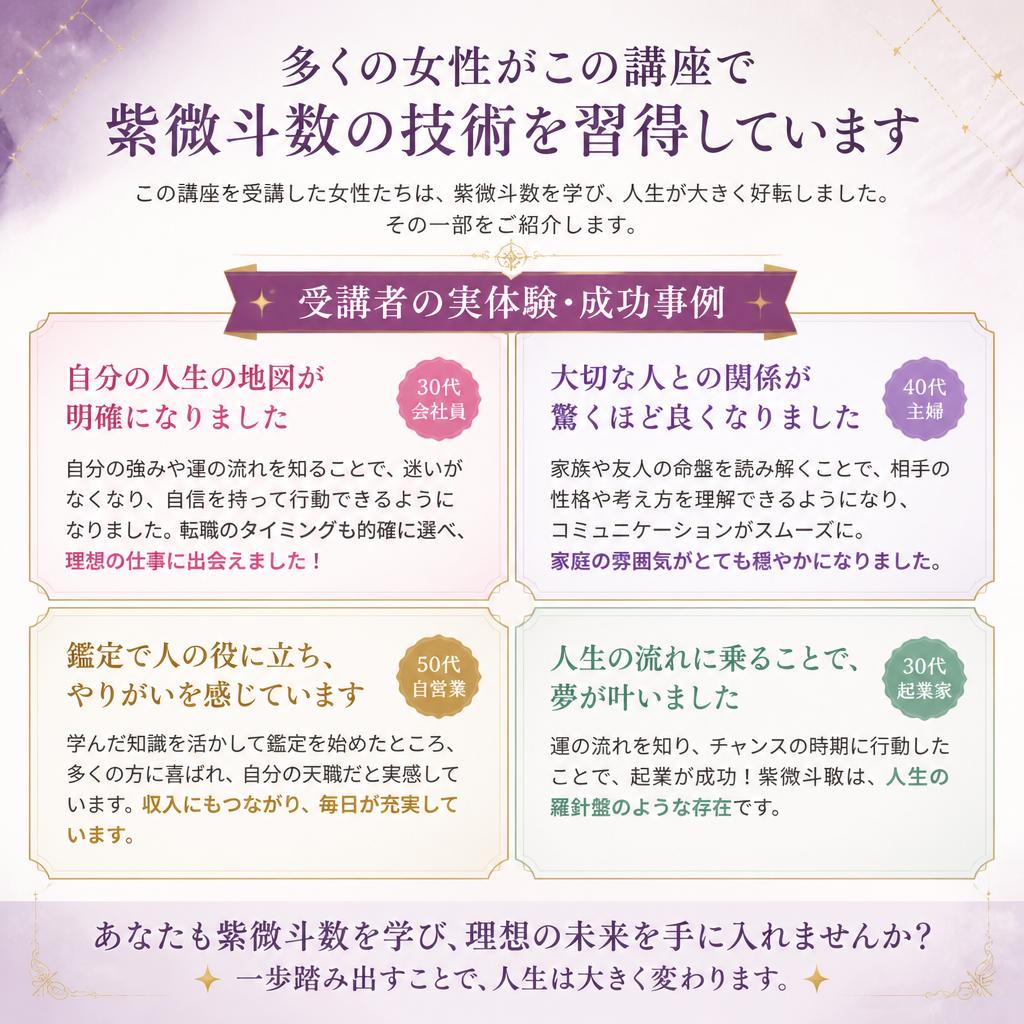 受講者の声