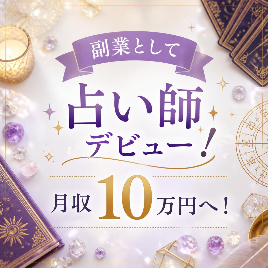 副業として占い師デビュー！月収10万円へ！