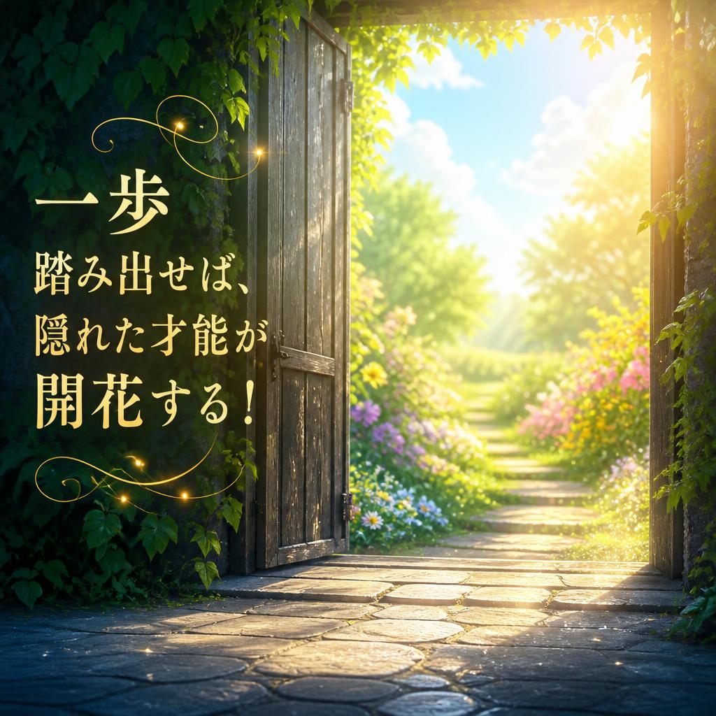 一歩踏み出せば、隠れた才能が開花する！