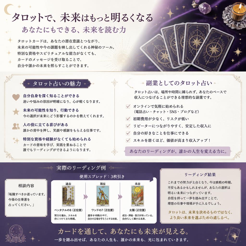 タロットの魅力とその可能性