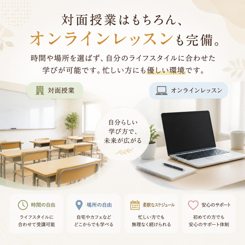 フレキシブルな学習スタイル