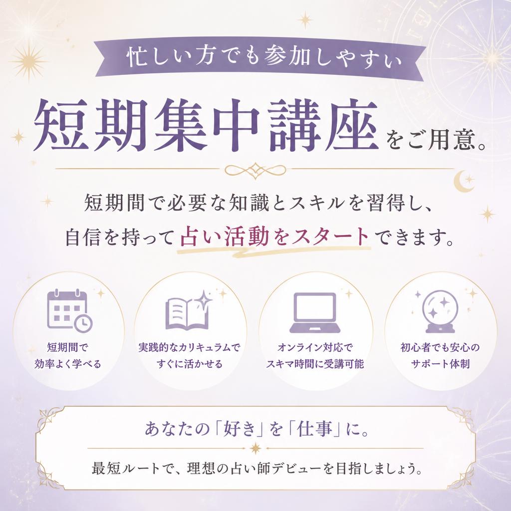 短期集中講座で実践力を養成