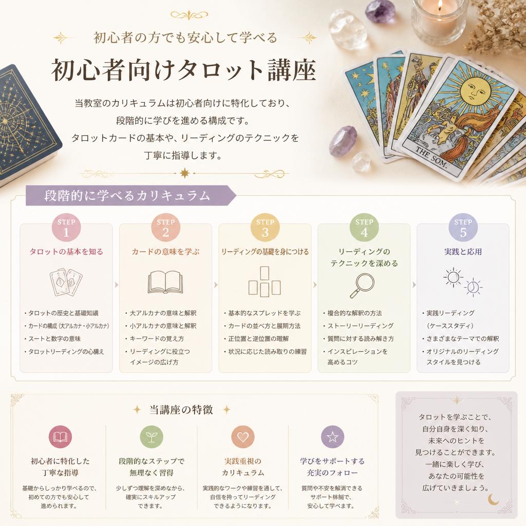 初心者にぴったりのカリキュラム