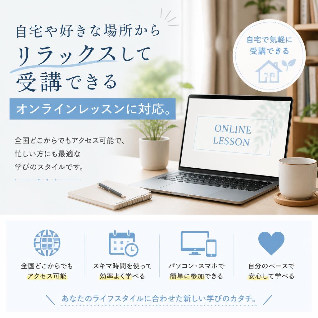 オンラインでも受講可能