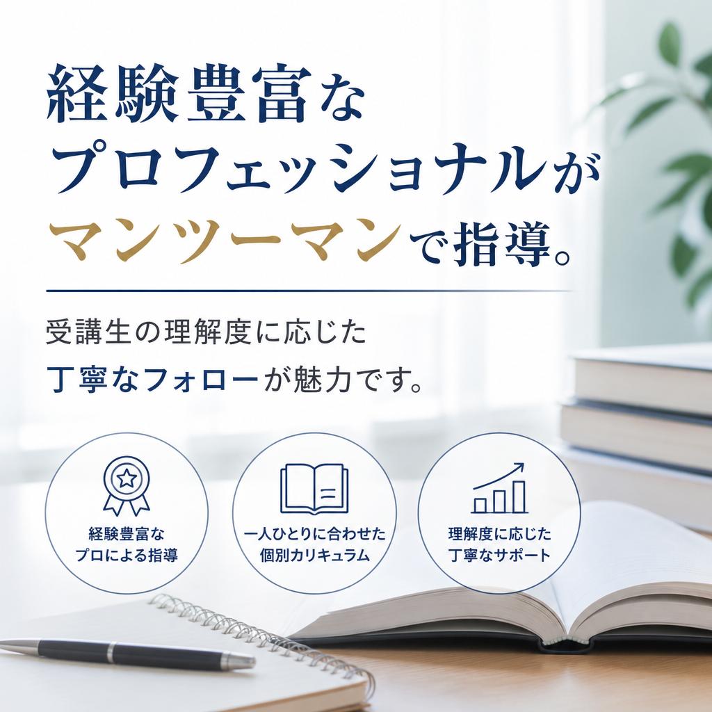 3. 豊富な実績を持つ講師陣