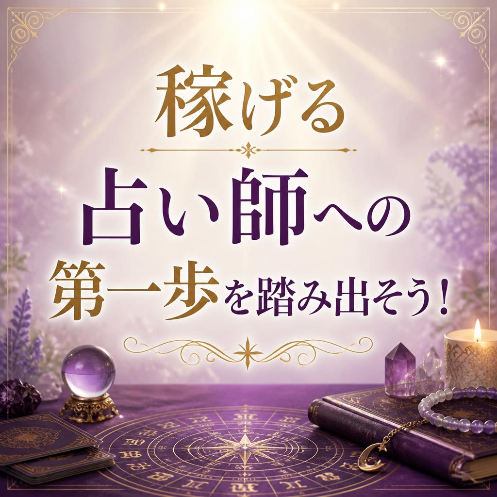 稼げる占い師への第一歩を踏み出そう！