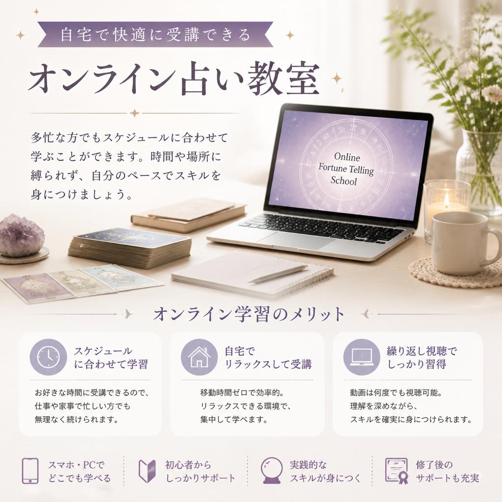 オンラインで学ぶ利便性