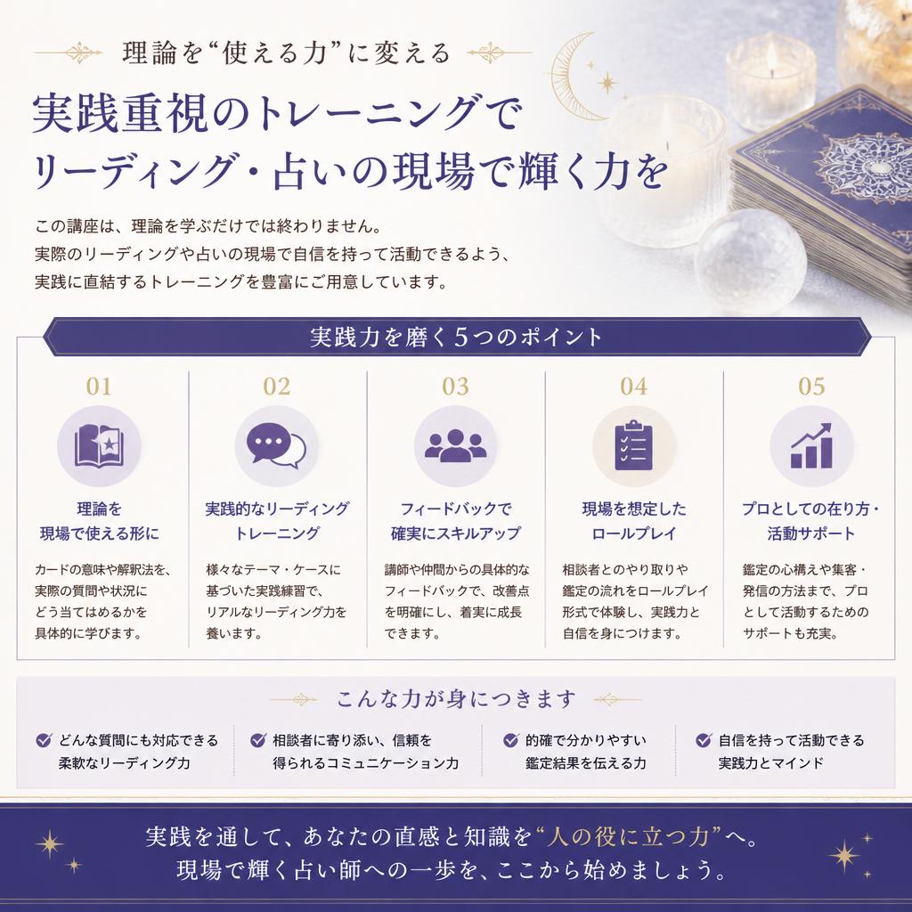 実践的なスキルを身につける