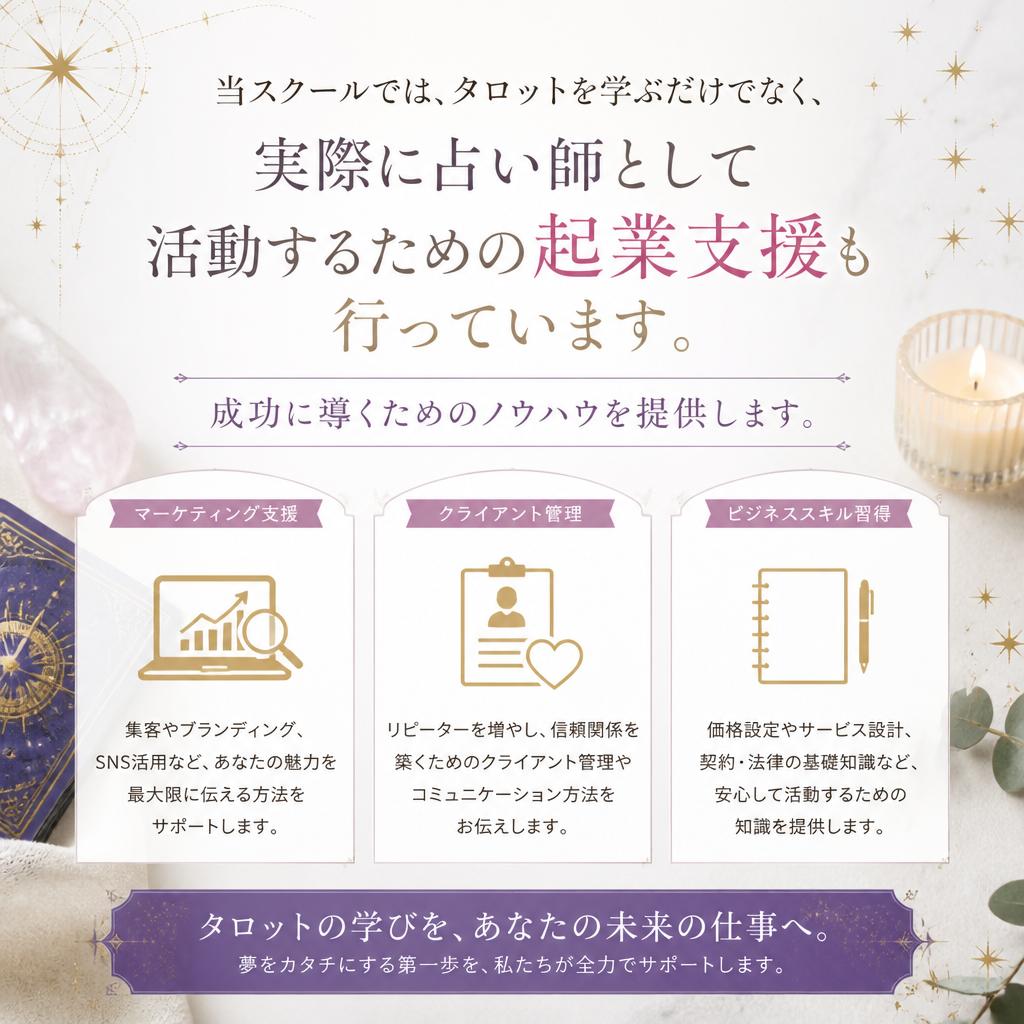 充実の起業支援プログラム