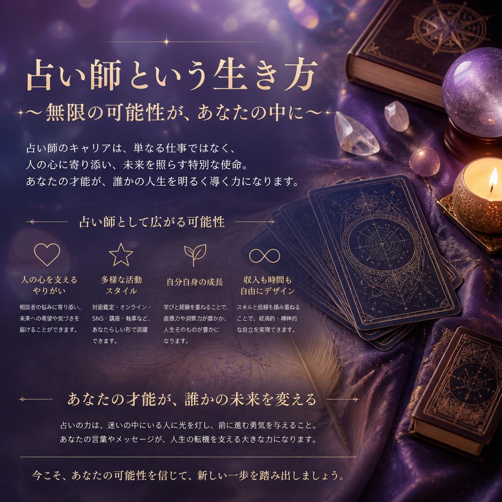 占い師としての魅力と可能性