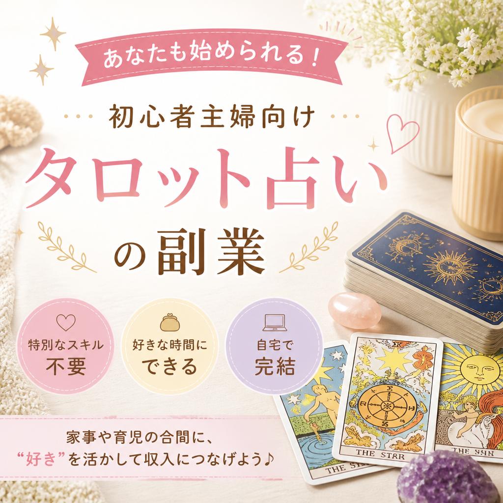 あなたも始められる！初心者主婦向けタロット占いの副業