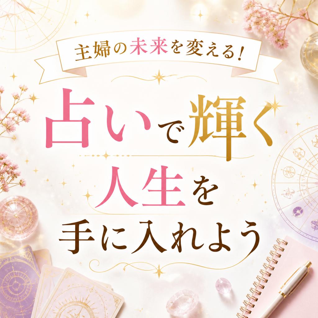 主婦の未来を変える！占いで輝く人生を手に入れよう