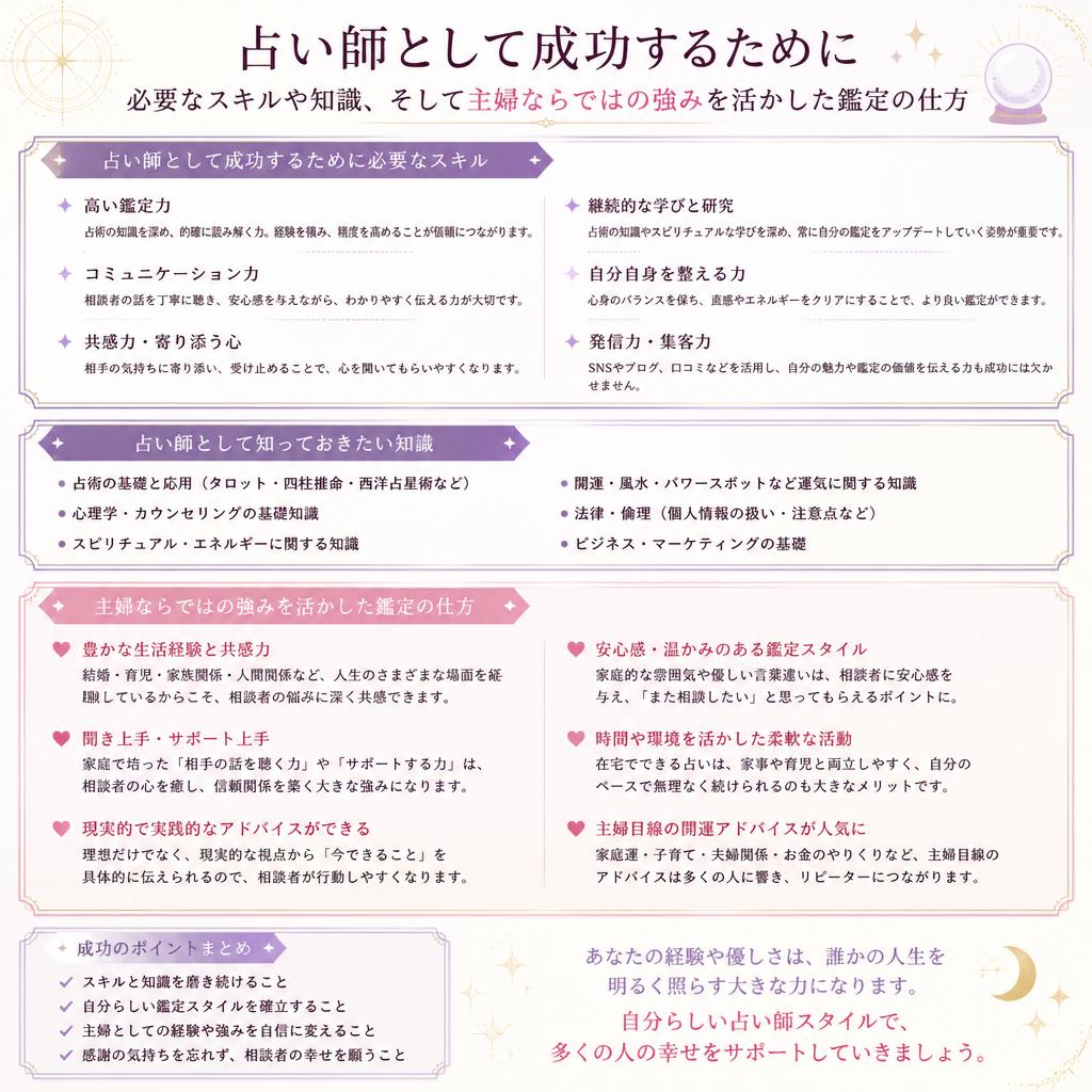 成功する占い師の秘訣 - あなたに必要なスキルとは?