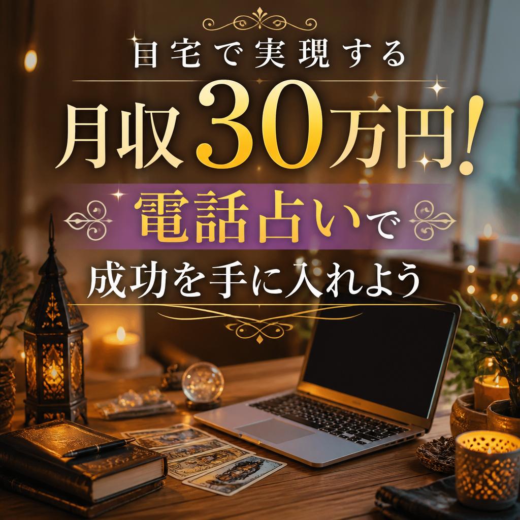 自宅で実現する月収30万円！電話占いで成功を手に入れよう