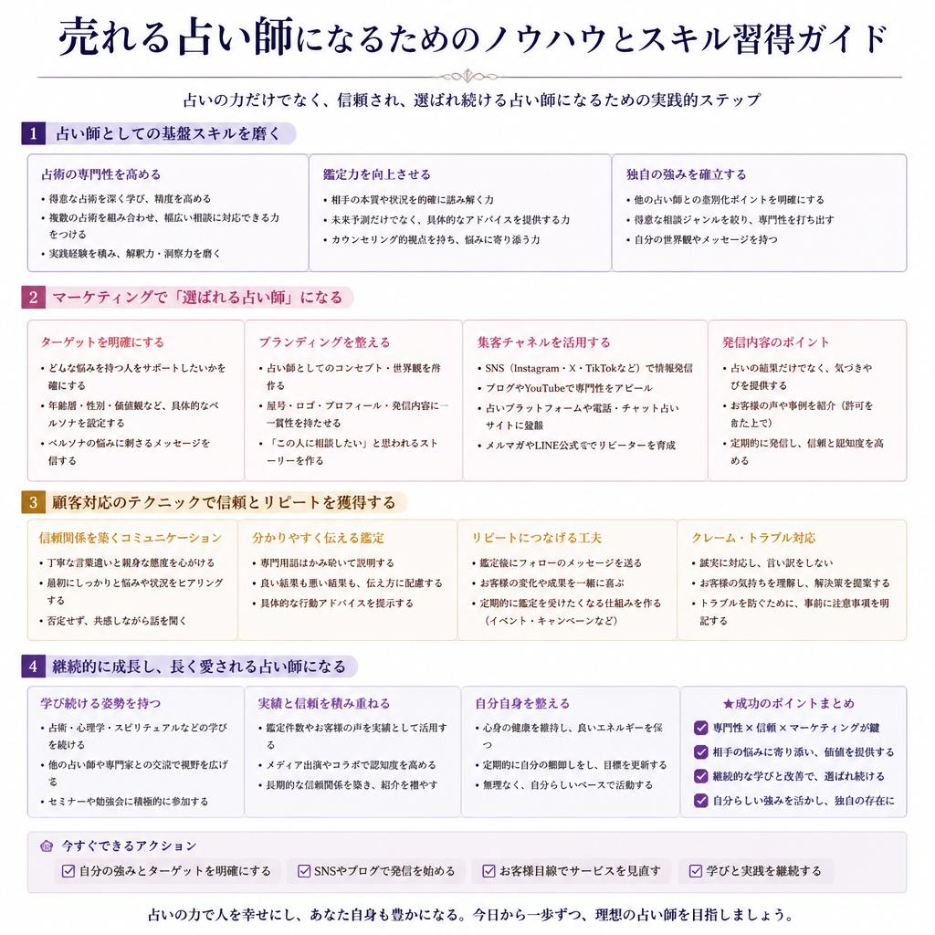 成功する占い師への道