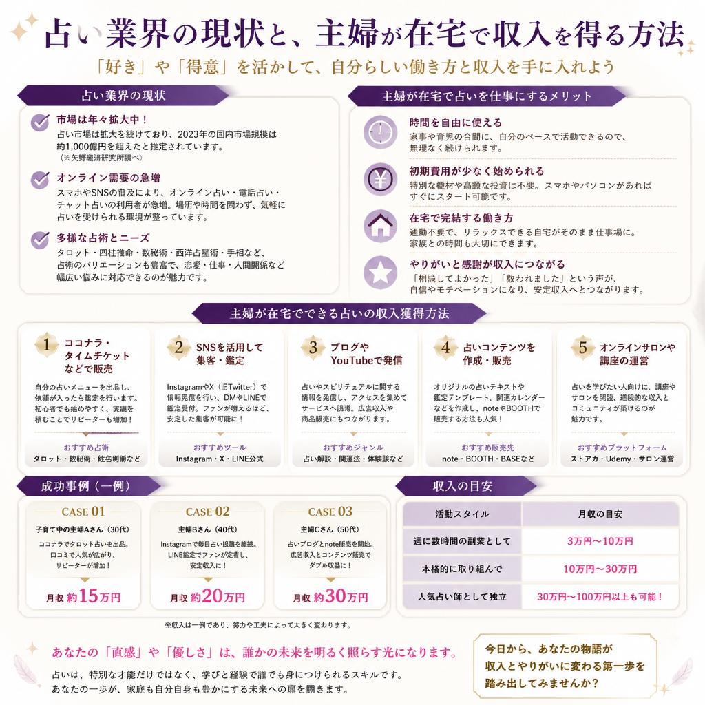 2. お仕事としての占いの可能性