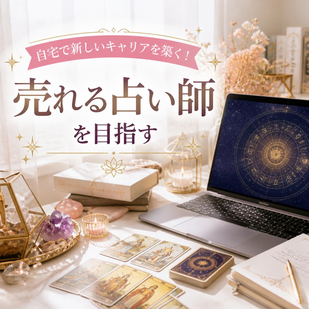 自宅で新しいキャリアを築く！売れる占い師を目指す