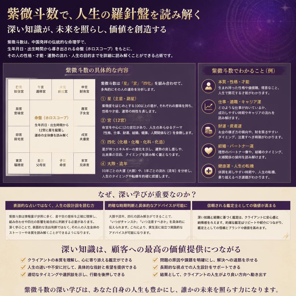 3. 紫微斗数を学ぶことで得られる知識