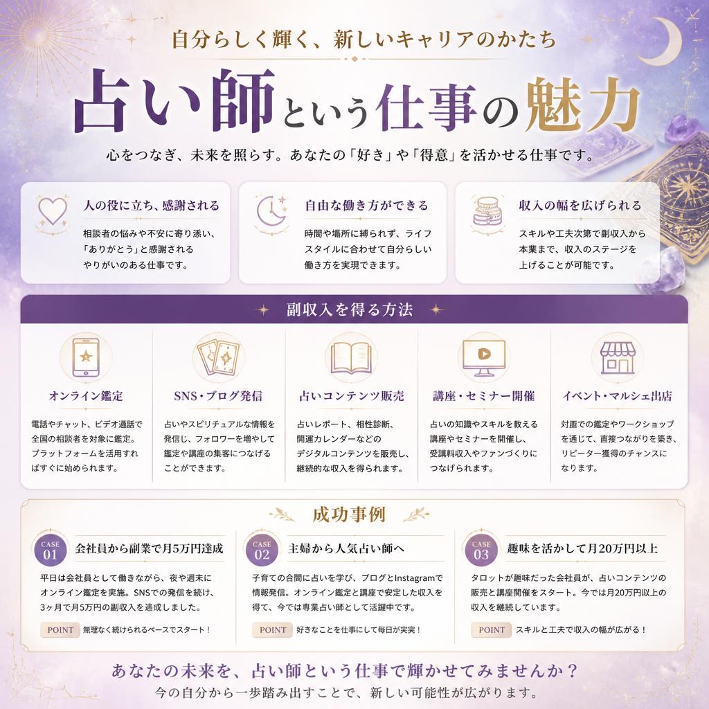 2. 副業占い師としての可能性