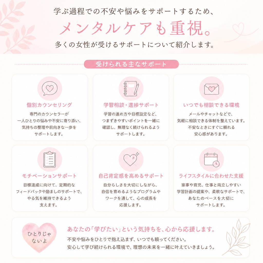 精神的サポートで成長を促進