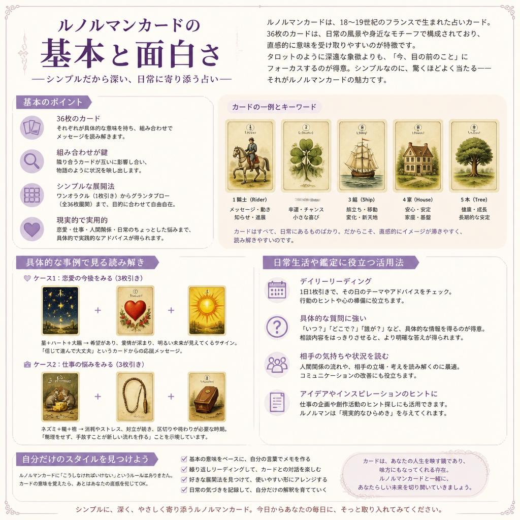 ルノルマン占いの使い方
