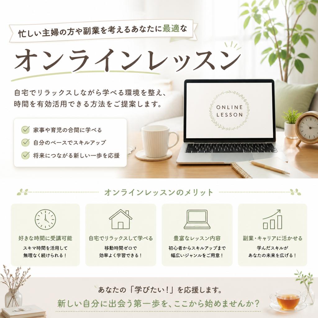 自宅で学べるオンラインレッスン