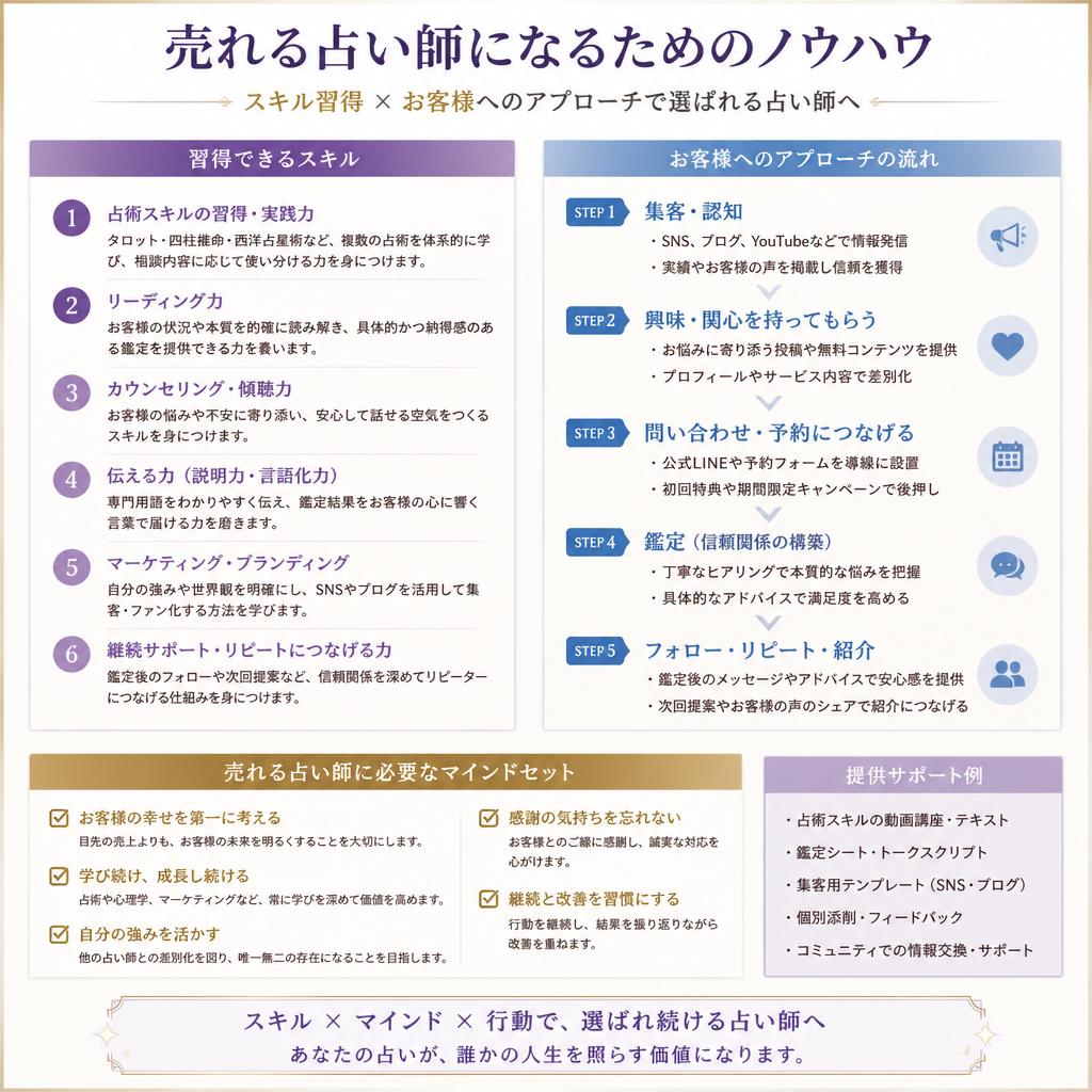 身につくスキルとお客様獲得
