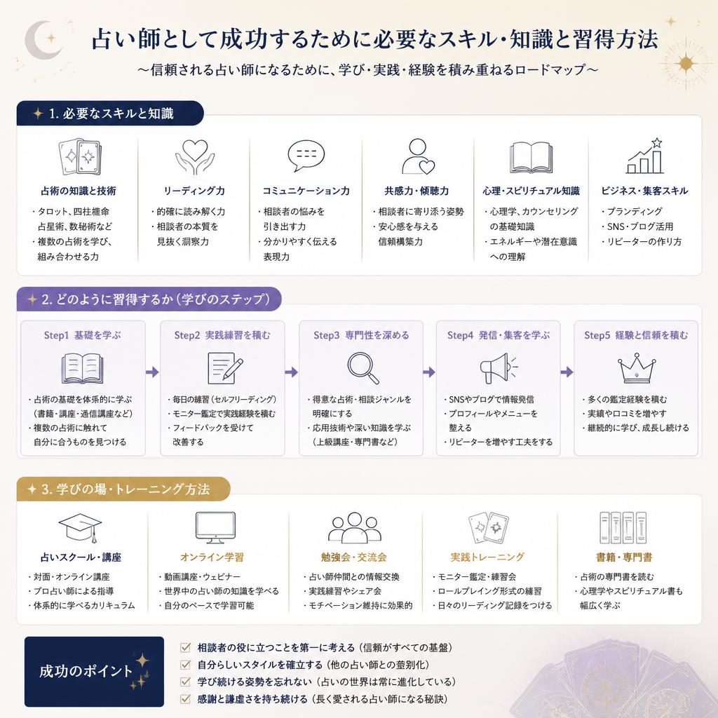 占い師としてのスキルアップ法
