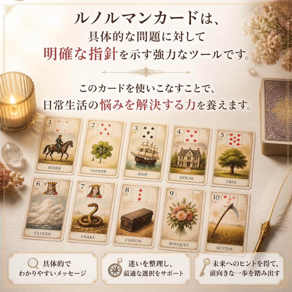 ルノルマンカードで現実を読み解く