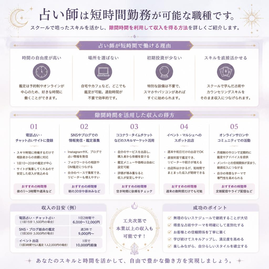 短時間勤務での稼ぎ方