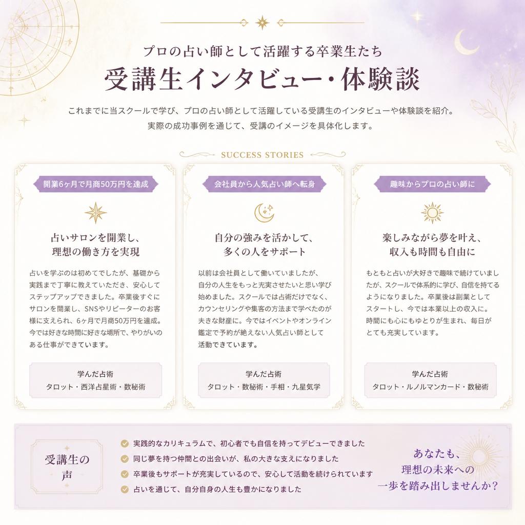 受講生の成功事例