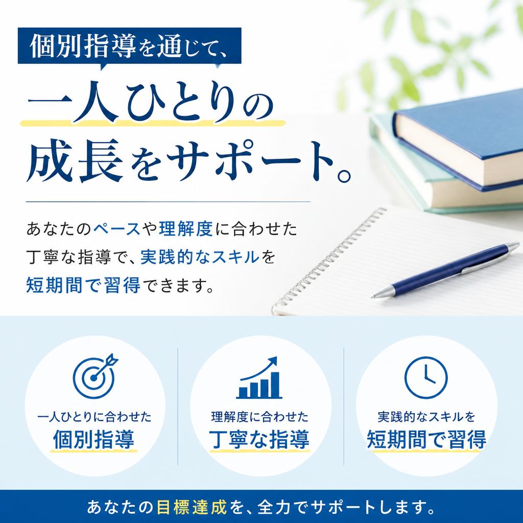 マンツーマン指導のメリット
