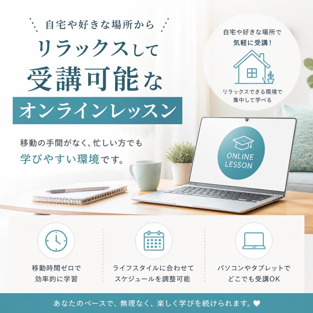在宅で学べるオンラインレッスン