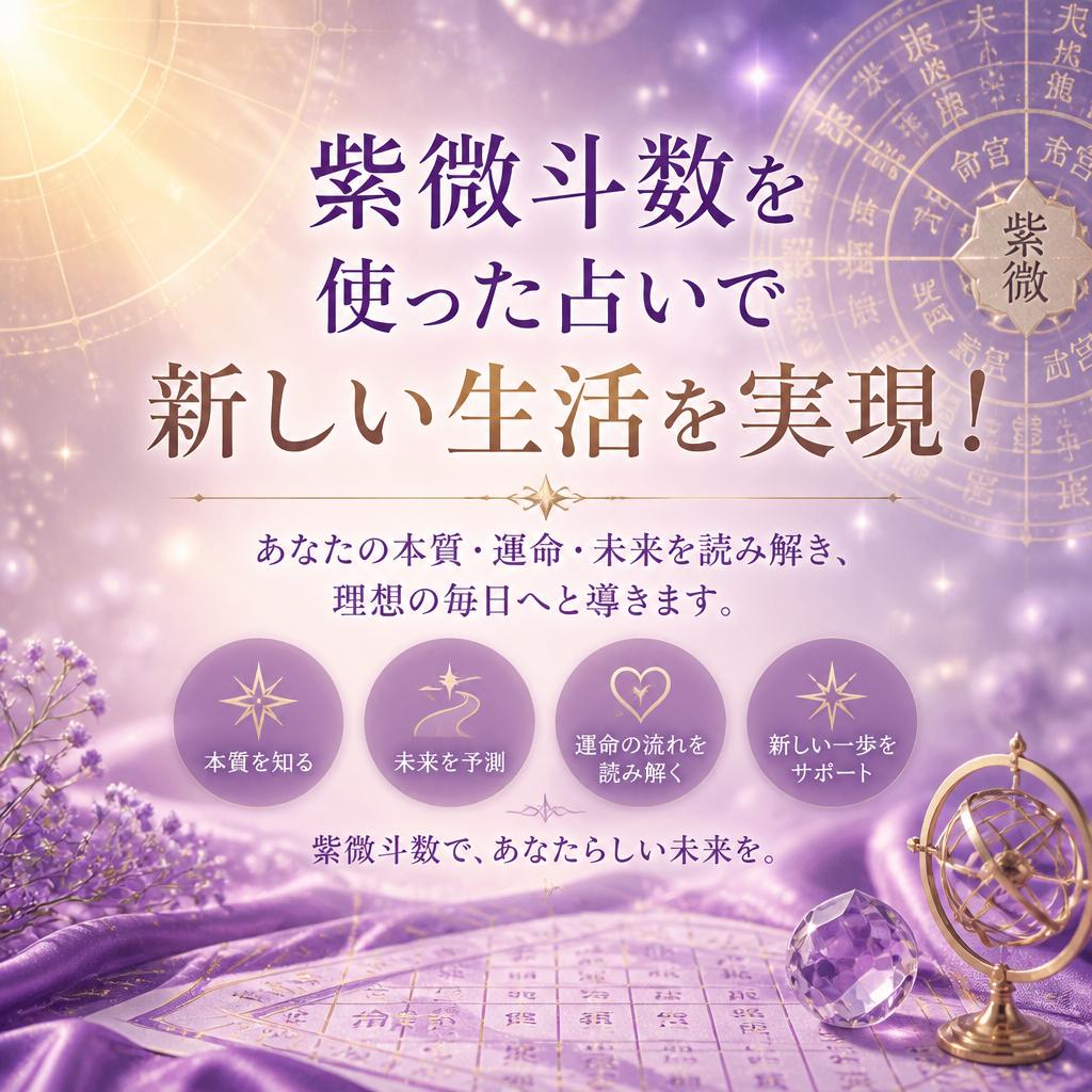 紫微斗数を使った占いで新しい生活を実現！