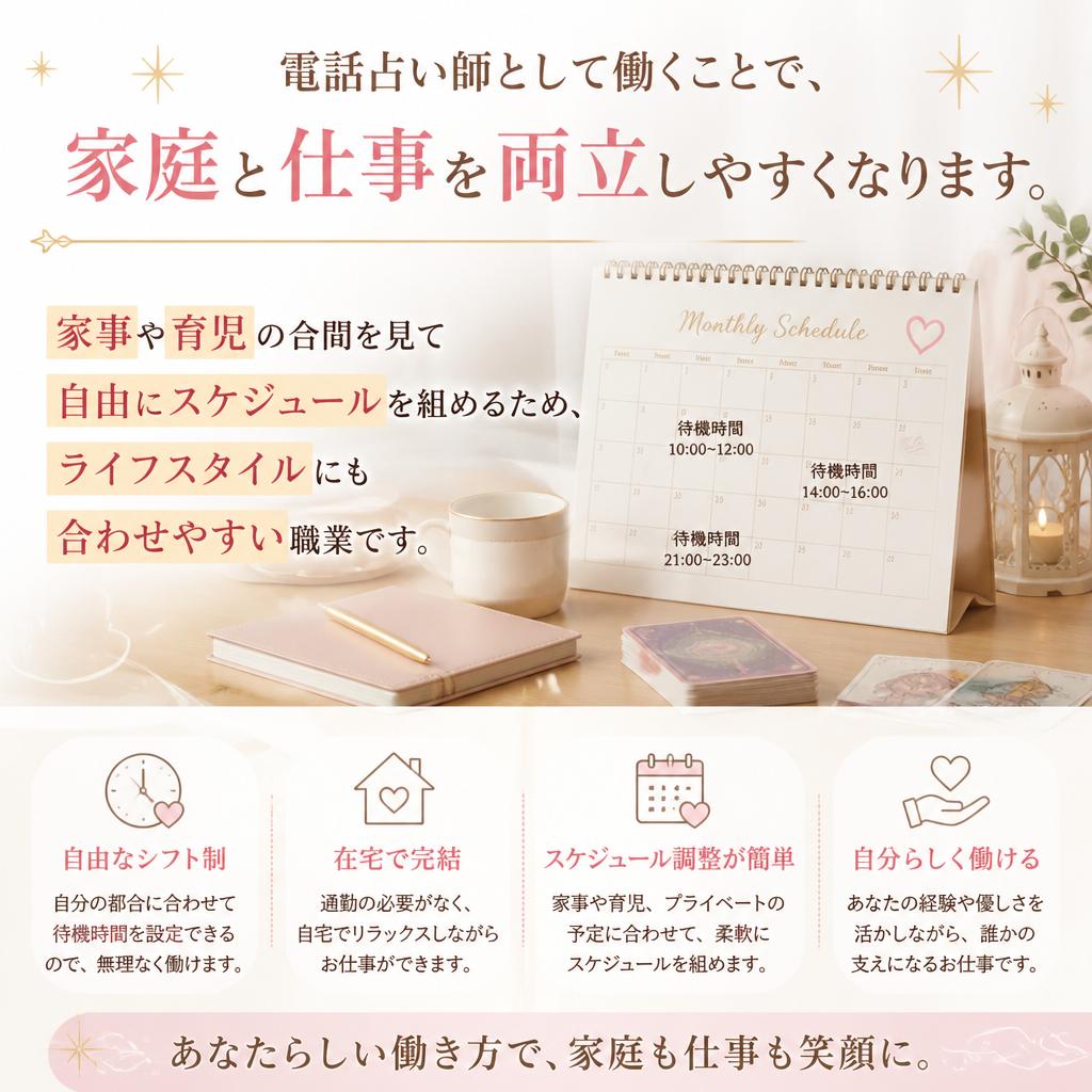 主婦にぴったりの仕事環境