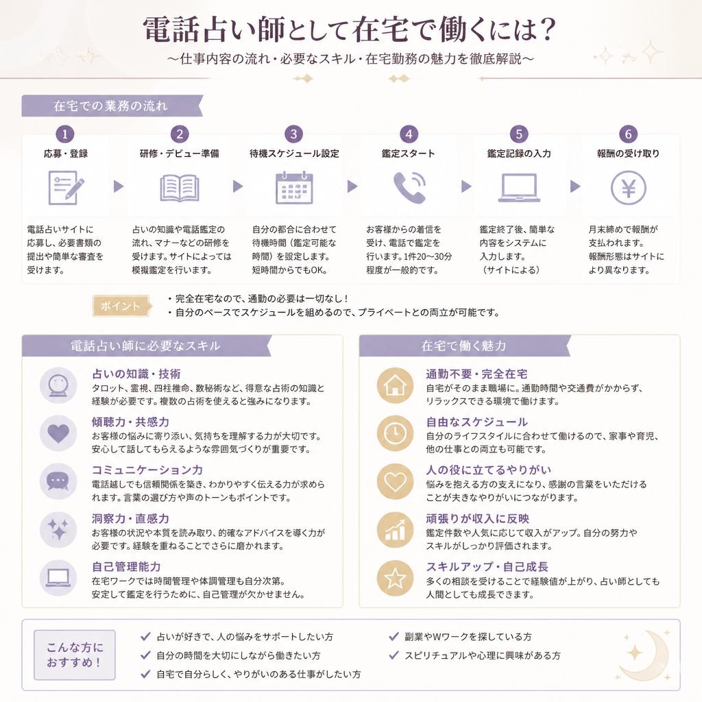 在宅でできる電話占いの仕事