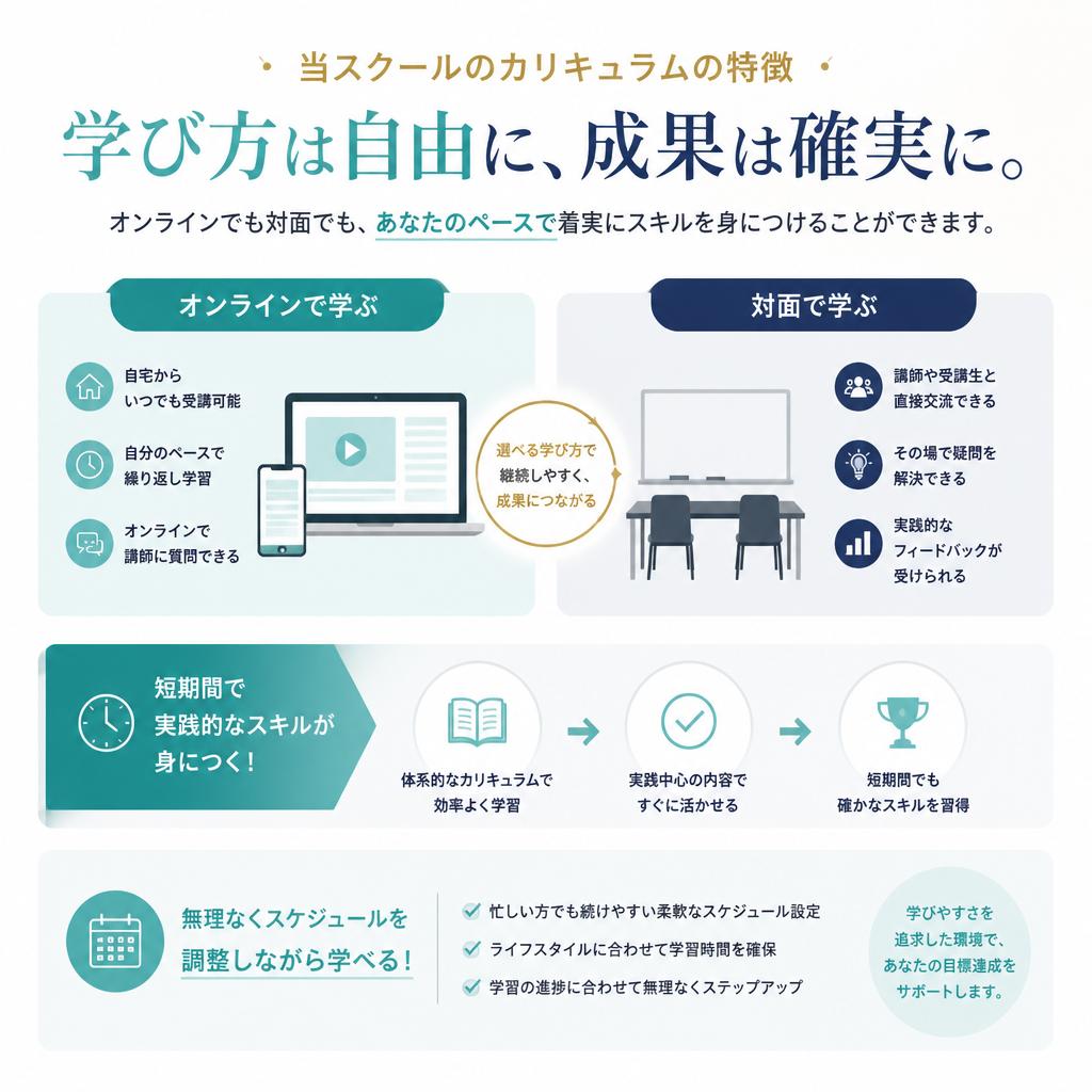 2. 忙しい主婦にぴったりの学び方