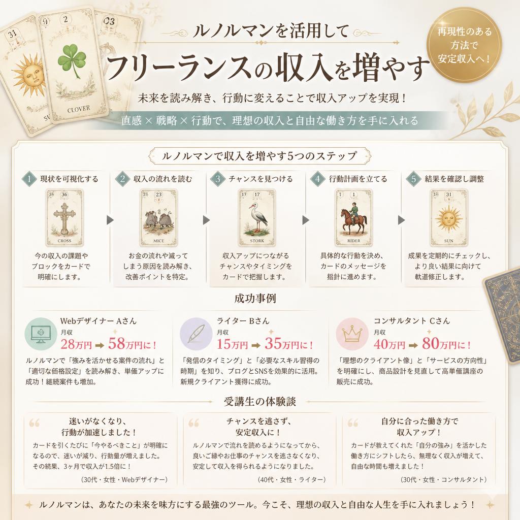 3. 収入アップの実現へ