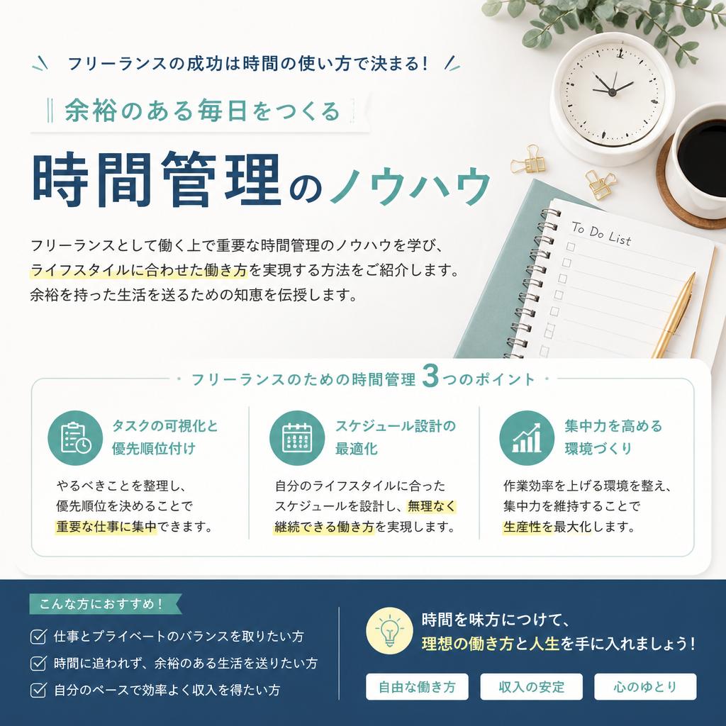 4. 時間管理とライフスタイルの両立