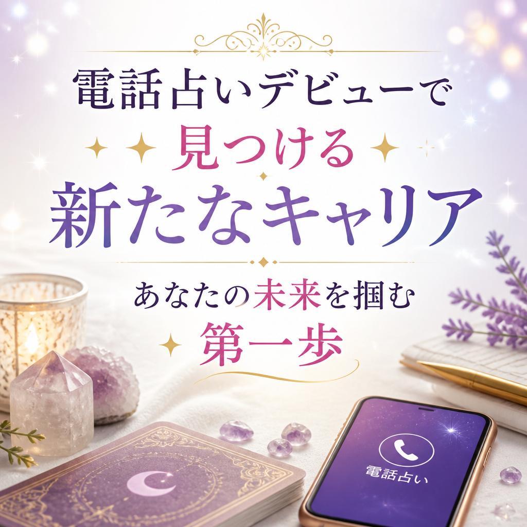電話占いデビューで見つける新たなキャリア・あなたの未来を掴む第一歩